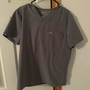 Figs graphite grey scrubs. Size small top and size small jogger bottoms